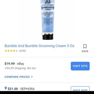 Bumble and Bumble Accessories - NEW Bumble and Bumble Grooming Creme Bumble and Bumble Accessories - NEW Bumble and Bumble Grooming Creme